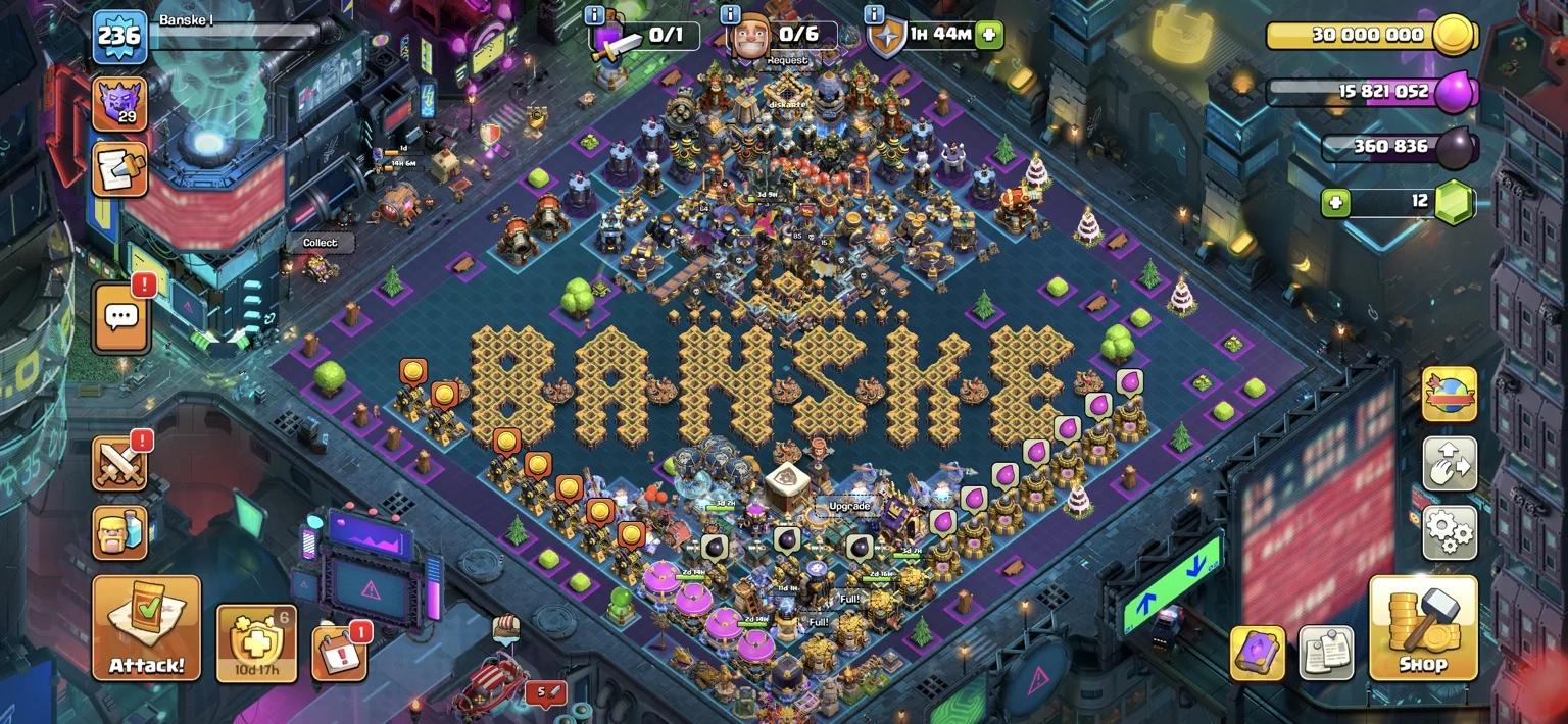 Banske I Clash of Clans home village