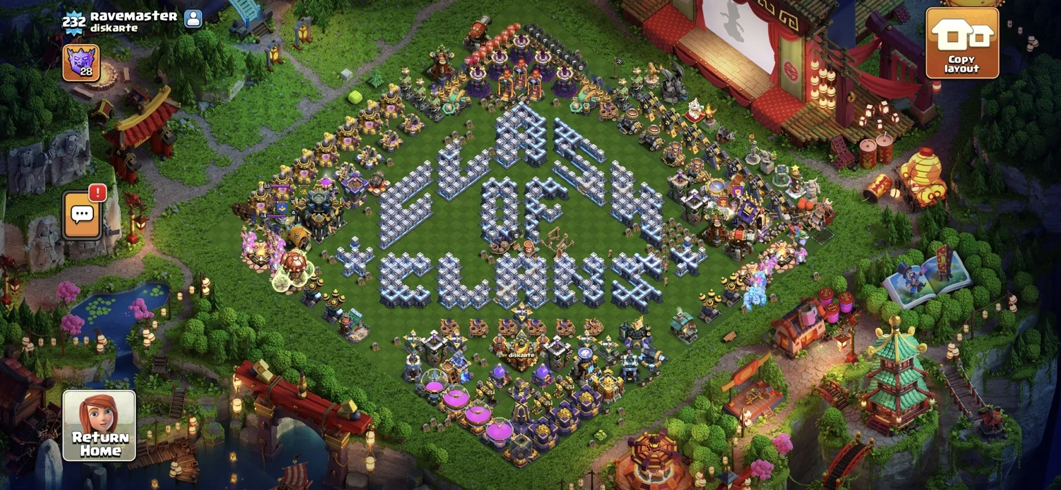 Ravemaster Clash of Clans home village